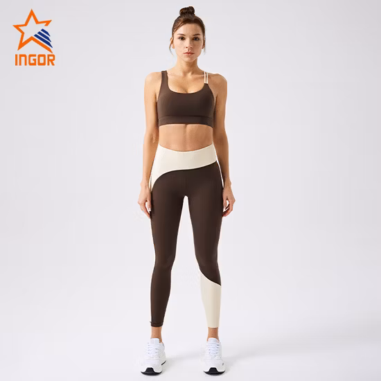 Ingor Sportswear Women Apparel Custom Activewear Clothing Sports Bra and Leggings Yoga Sets Gym Fitness Wear with Recycled and Sustainable Fabric