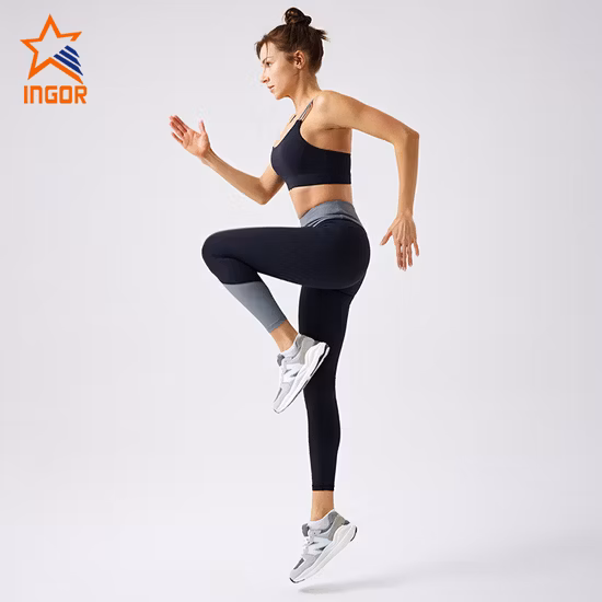 Ingor Sportswear Women Apparel Custom Activewear Clothing Sports Bra and Leggings Yoga Sets Gym Fitness Wear with Recycled and Sustainable Fabric